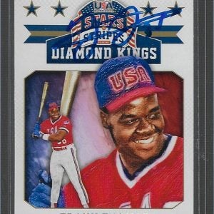 Frank Thomas Autographed 2015 Panini USA Baseball Stars and Stripes Diamond Kings #2