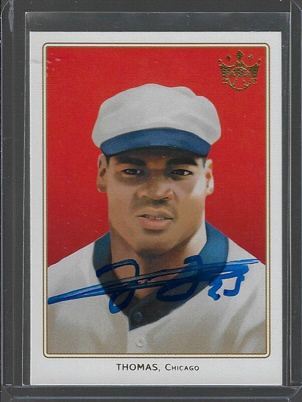 Frank Thomas Autographed 2020 Panini Diamond Kings Baseball DK10
