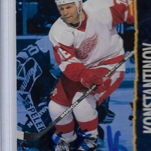 Vladimir Konstantinov 1997 Upper Deck 203 Autographed Card