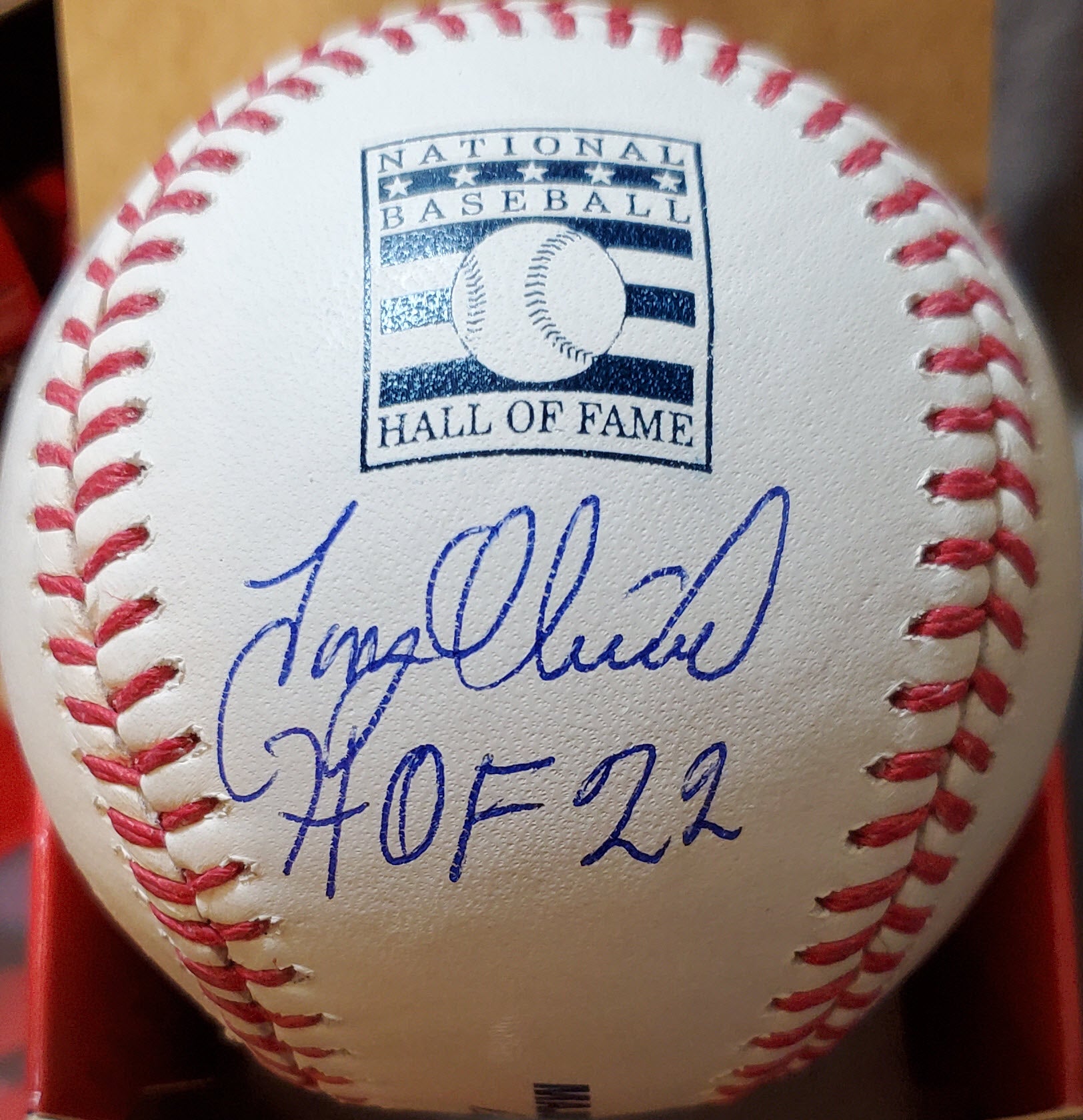Tony Oliva Autographed HOF Ball Under Logo with HOF22 Inscription v1