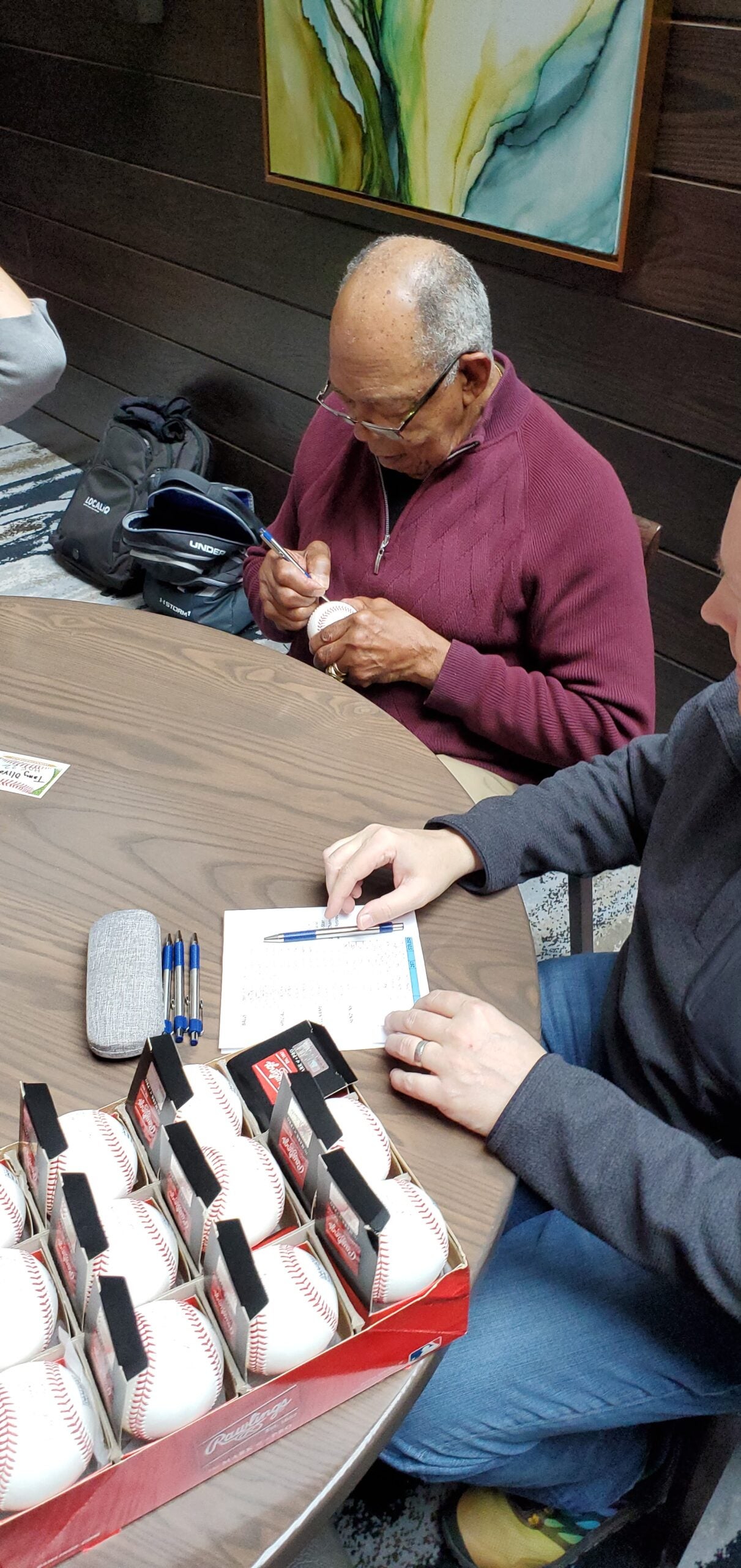 Tony Oliva Autographed HOF STAT Ball on Sweet Spot with HOF 22 and 6 Inscriptions - Image 6