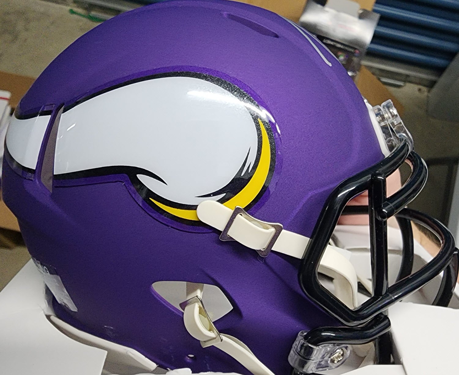 Robert Smith Autographed Vikings SKOL Mini Helmet 2