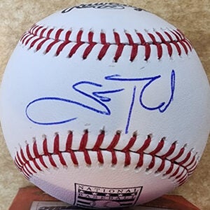 Scott Rolen St Louis Cardinals Autographed OMLB HOF Logo Ball v1