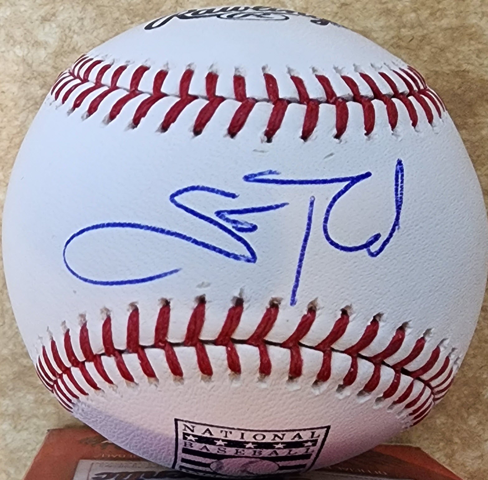 Scott Rolen St Louis Cardinals Autographed OMLB HOF Logo Ball v1