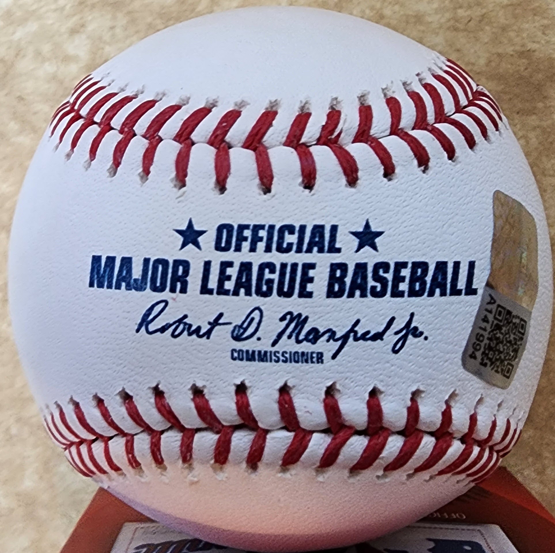Scott Rolen St Louis Cardinals Autographed OMLB HOF Logo Ball v2