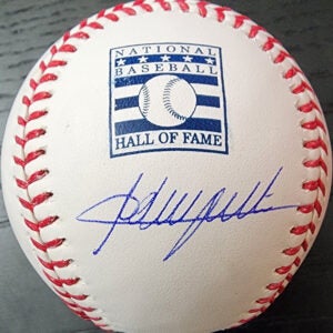 Adrian Beltre Autographed HOF Baseball MLB COA UNDER LOGO v1