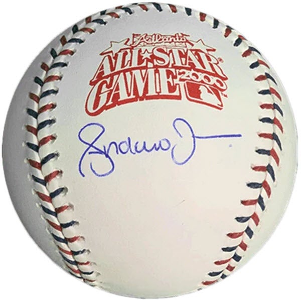 Andruw Jones Autographed 2000 All Star Game Baseball