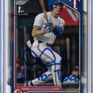 Dylan Dreiling Autographed 2024 Bowman Draft 1st Bowman Paper