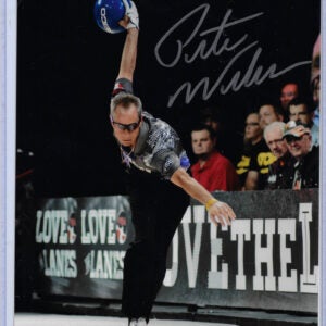 Pete Weber Autographed 8x10 Photo SILVER PAINT PEN