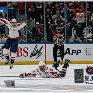 Alexander Ovechkin Washington Capitals Autographed Fanatics Authentic 8 x 10 895th Goal Celebration Photograph
