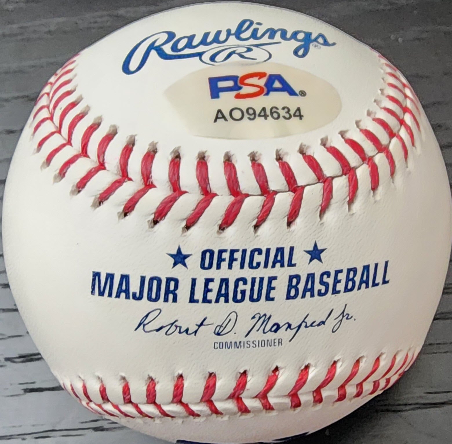 Christian Moore Autographed Official OMLB Baseball Inscribed MLB Debut 61325 v2