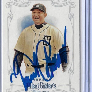 Miguel Cabrera Autographed 2013 Topps Allen and Ginter Card 1