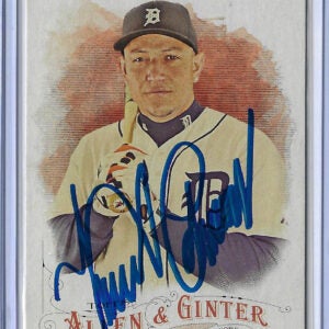 Miguel Cabrera Autographed 2016 Topps Allen and Ginter Card 61