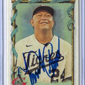 Miguel Cabrera Autographed 2023 Topps Allen and Ginter Card 139