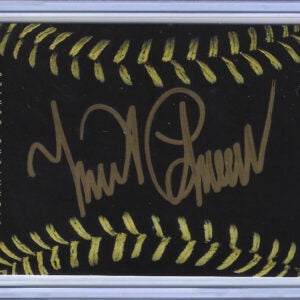 Miguel Cabrera Autographed The Autograph Black Baseball Card