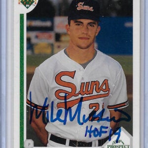 Mike Mussina Autographed 1991 Upper Deck 65 ROOKIE Card