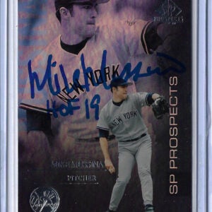 Mike Mussina Autographed 2004 SP Prospects 16 Card
