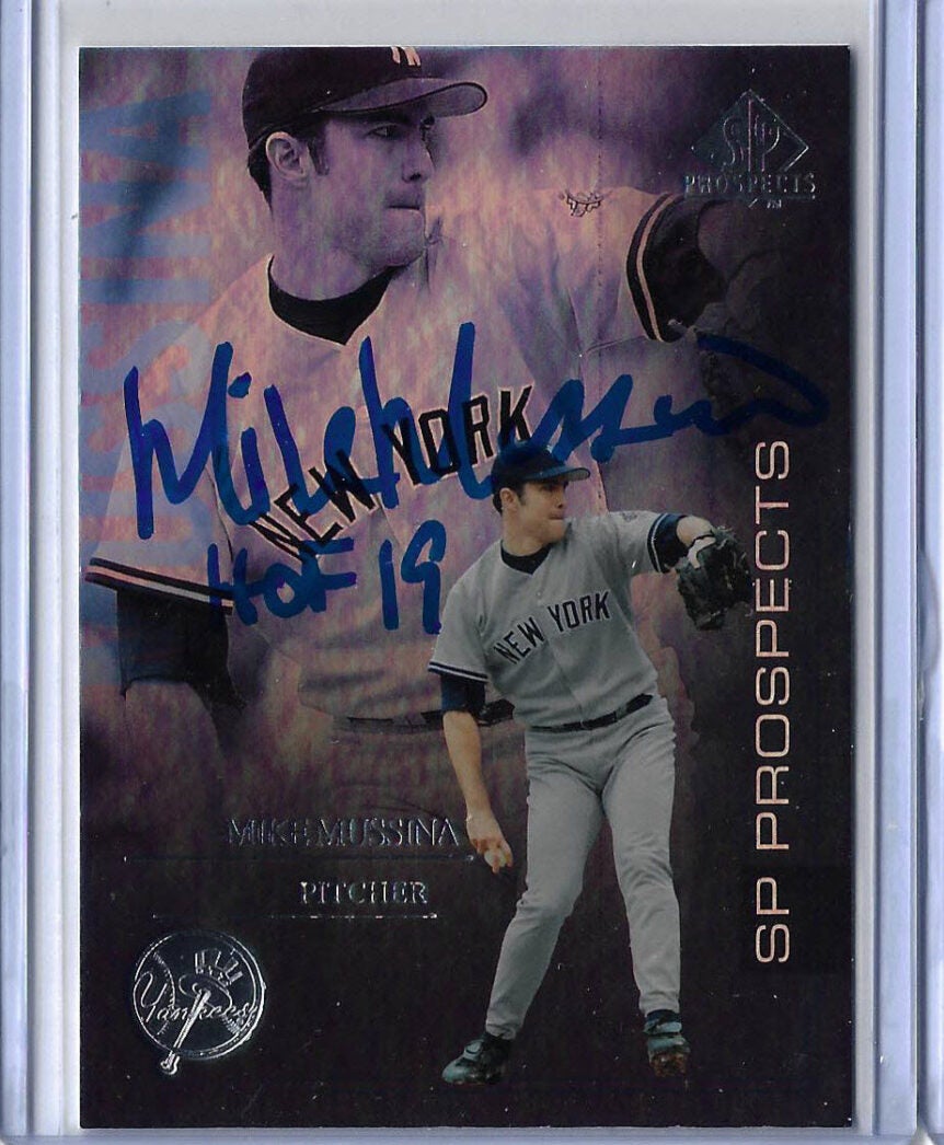 Mike Mussina Autographed 2004 SP Prospects 16 Card