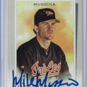 Mike Mussina Autographed 2020 Topps Allen and Ginter 37 Card