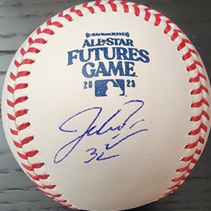 Jacob Misiorowski Autographed 2023 Futures Game Baseball v1