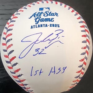 Jacob Misiorowski Autographed 2025 All-Star Game Baseball Inscribed 1st ASG v1