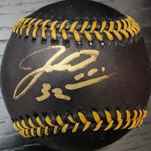 Jacob Misiorowski Autographed Black OMLB Baseball v1