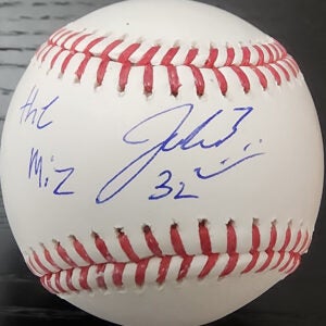 Jacob Misiorowski Autographed OMLB Baseball Inscribed The Miz v1