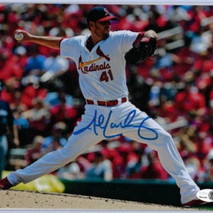 John Lackey Autographed St Louis Cardinals 8x10 Photo