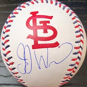 JJ Wetherholt Autographed OMLB St Louis Cardinals Baseball v1