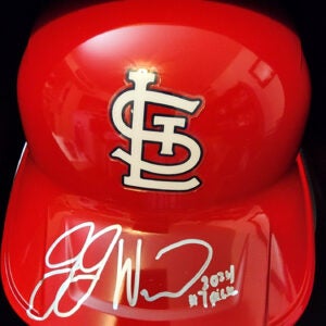 JJ Wetherholt Autographed St Louis Cardinals Batting Helmet v1