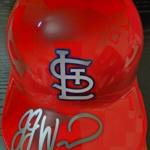 JJ Wetherholt Autographed St Louis Cardinals Mini Batting Helmet 2026