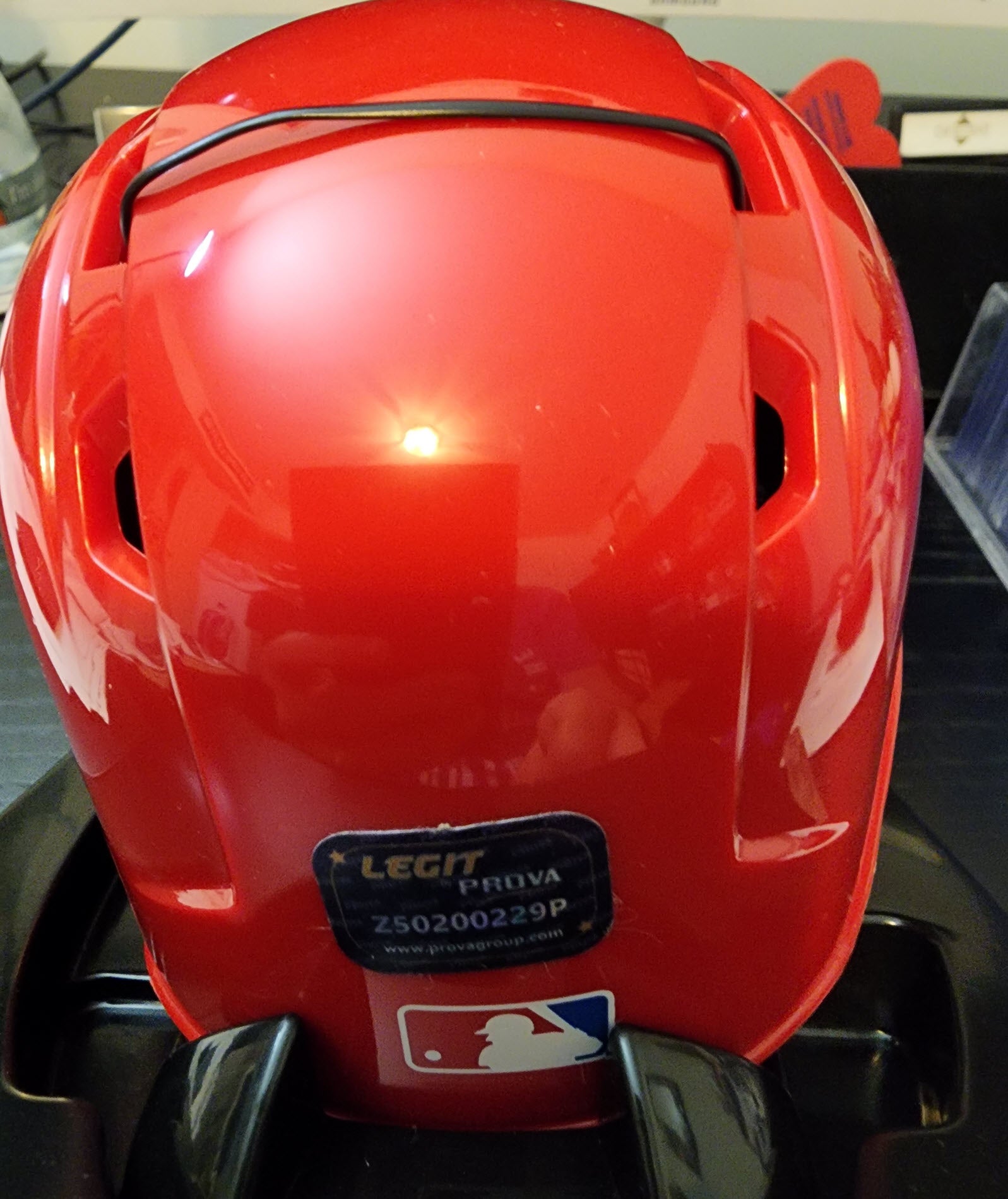 JJ Wetherholt Autographed St Louis Cardinals Mini Batting Helmet v2