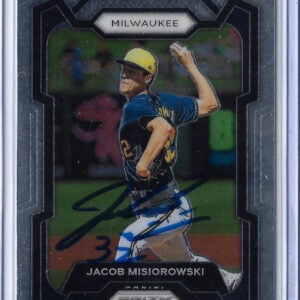 Jacob Misiorowski Autographed 2023 Panini Prizm #108 Rookie Card RC