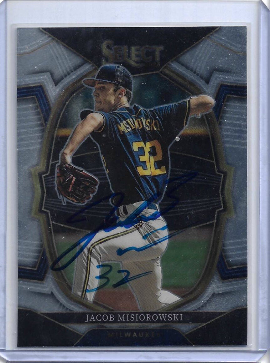 Jacob Misiorowski Autographed 2023 Panini Select #28 Rookie Card RC