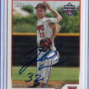 Jacob Misiorowski Autographed 2023 Topps Pro Debut RC Rookie Card