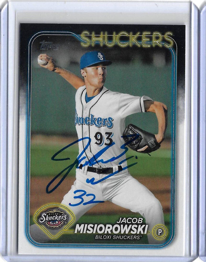 Jacob Misiorowski Autographed 2024 Topps Pro Debut RC Rookie Card