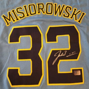 Jacob Misiorowski Autographed Milwaukee Blue Home Replica Jersey v2