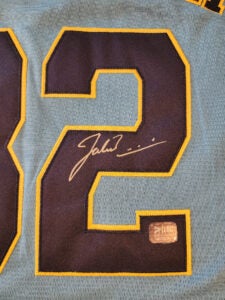 Jacob Misiorowski Autographed Milwaukee Powder Blue Replica Jersey v1