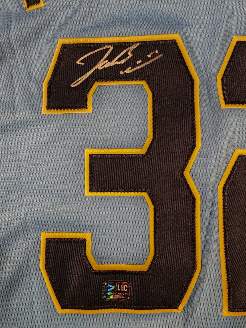 Jacob Misiorowski Autographed Milwaukee Powder Blue Replica Jersey v1