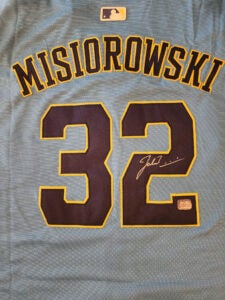 Jacob Misiorowski Autographed Milwaukee Powder Blue Replica Jersey v2