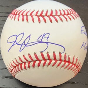 John Rocker Autographed OMLB Baseball Inscribed Fuck Mahomes v1