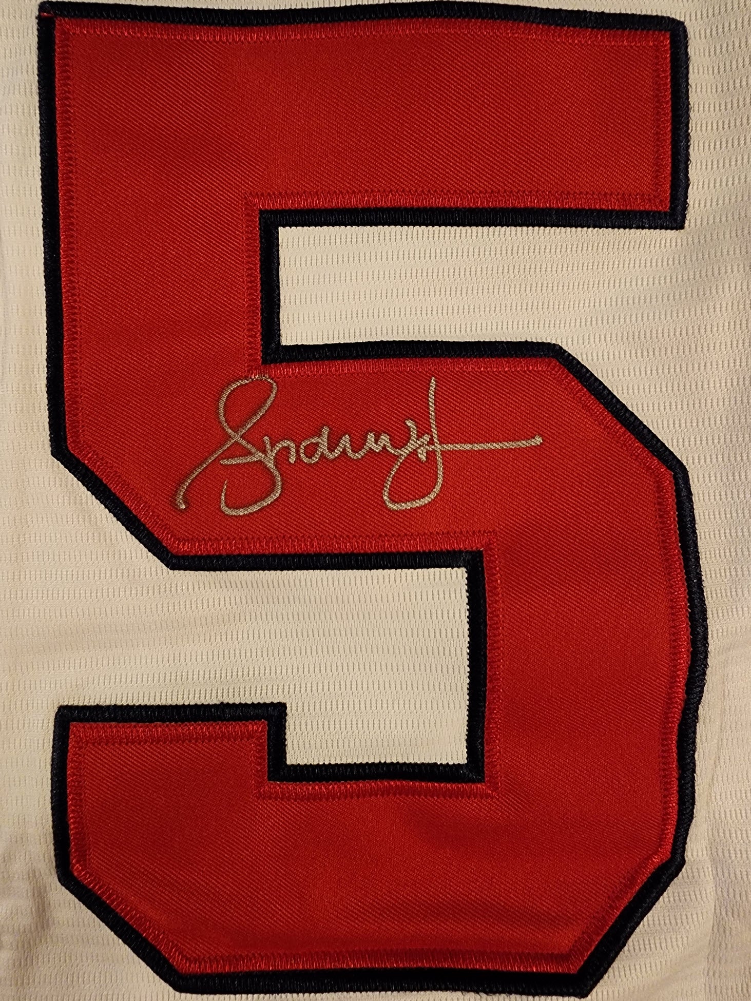 Andrew Jones Atlanta Braves Custom White 1996 World Series Stitched Baseball Jersey v1