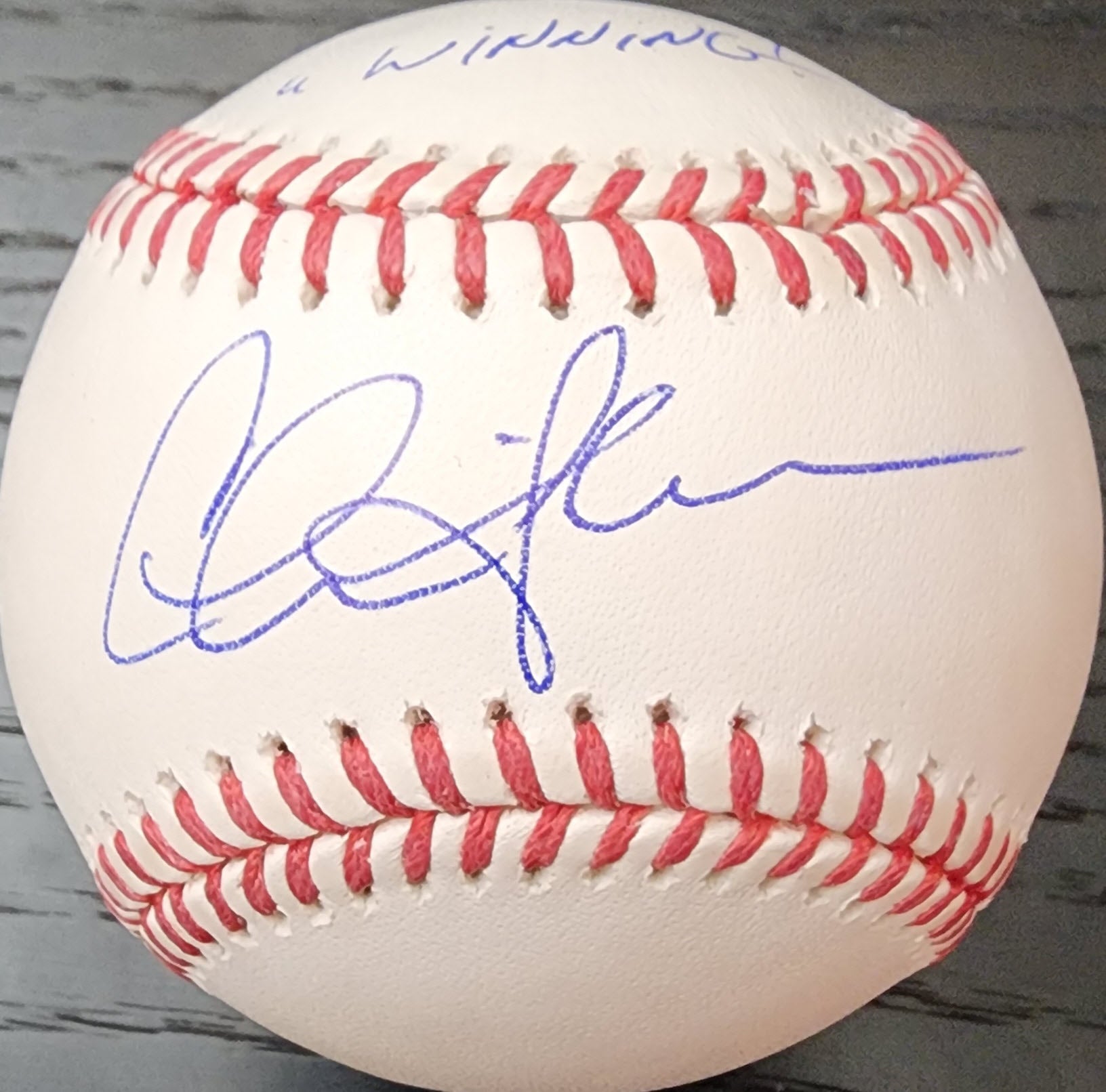 Charlie Sheen Autographed Signed Rawlings OMLB Baseball Inscribed WINNING v1