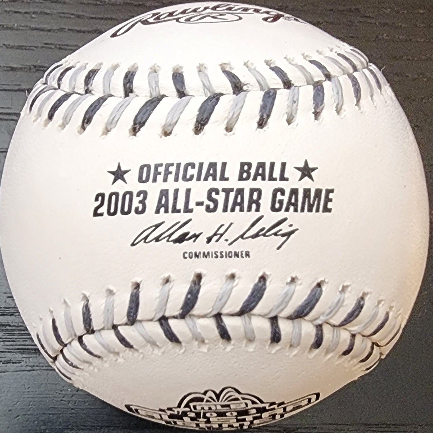 Melvin Mora Autographed 2003 All Star Game Baseball v2