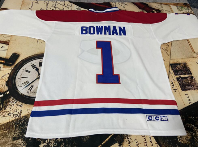 Scotty Bowman Autographed Canadiens Jersey BACK