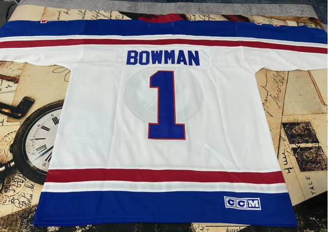 Scotty Bowman Autographed HOF Jersey BACK