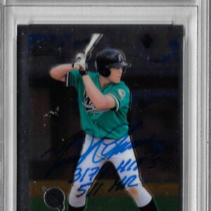 Miguel Cabrera Autographed 2000 Topps Chrome Traded T40 Rookie Card PSA 7