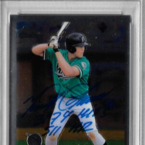 Miguel Cabrera Autographed 2000 Topps Chrome Traded T40 Rookie Card PSA 9