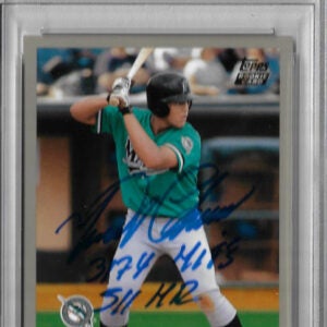 Miguel Cabrera Autographed 2000 Topps Traded T40 Rookie Card PSA 10 125116503