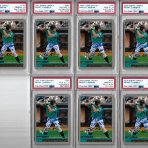 Miguel Cabrera Autographed 2000 Topps Traded T40 Rookie Card PSA 10